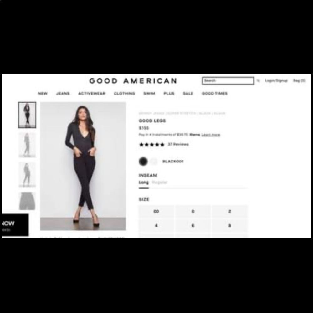 Good American “Good Legs” Jeans